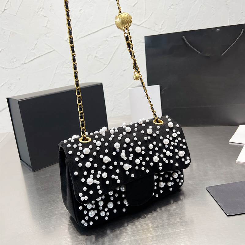 fashion designer bag women crossbody bag lady handbag shoulder bags luxury the tote wallet classic Pearl gold ball chain Messenger handbags card holder purse, Black
fashion designer bag women crossbody bag lady handbag shoulder bags luxury the tote wallet classic Pearl gold ball chain Messenger handbags card holder purse, Black