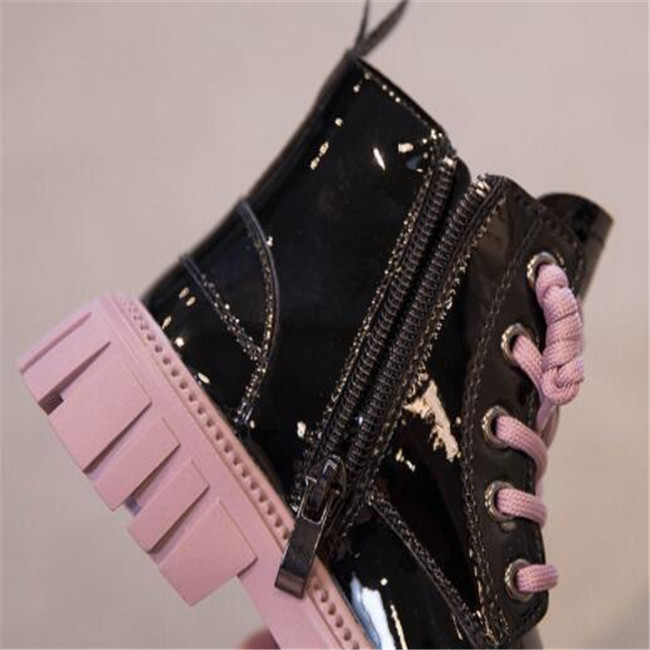 Autumn Winter Children Martin Boots PU Leather Waterproof Kids Snow Boots Child Girls Boys Ankle Boot Fashion Sneakers Shoes