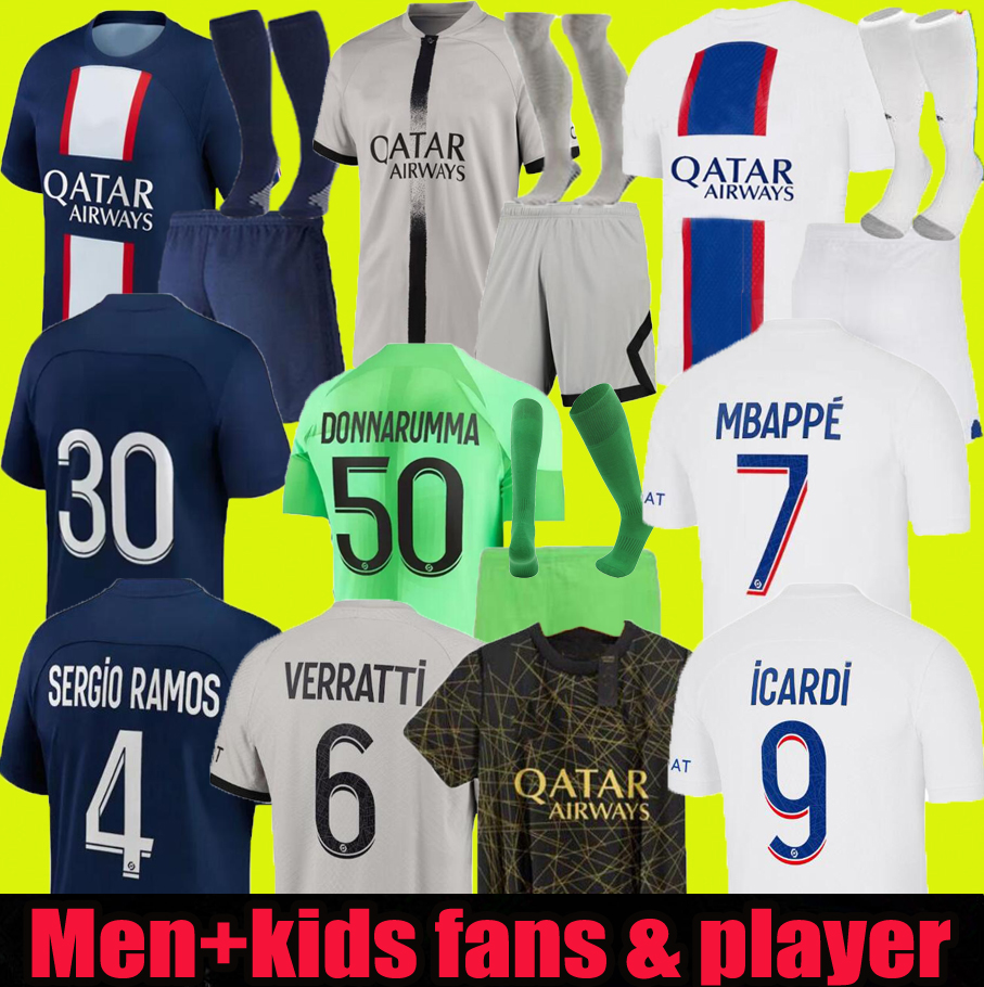 21 22 MBAPPE pSgS soccer jerseys 2022 2023 DI MARIA WIJNALDUM SERGIO RAMOS HAKIMI fourth Maillots de football kit VERRATTI third 4TH shirt Men kids Kits, Fans
21 22 MBAPPE pSgS soccer jerseys 2022 2023 DI MARIA WIJNALDUM SERGIO RAMOS HAKIMI fourth Maillots de football kit VERRATTI third 4TH shirt Men kids Kits, Fans