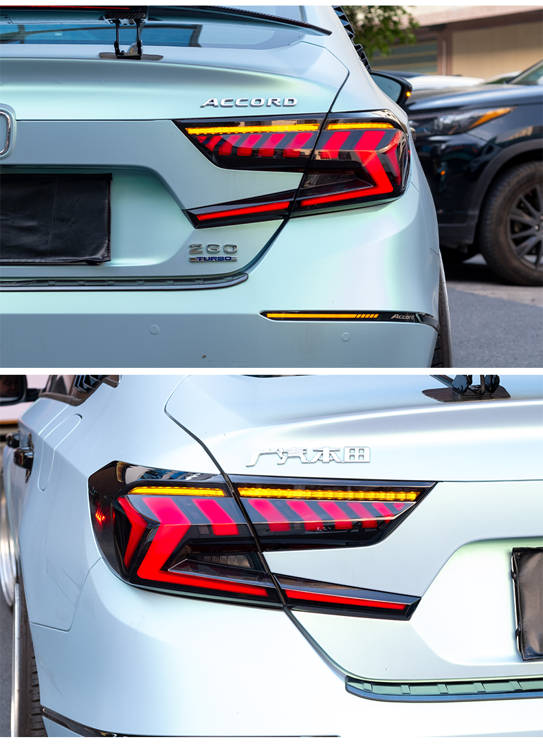 Car Lights For Accord X 20 18-2022 10th 10.5th LED Auto Taillights Assembly Upgrade Dynamic Lamp Start Animation Accessories Kit