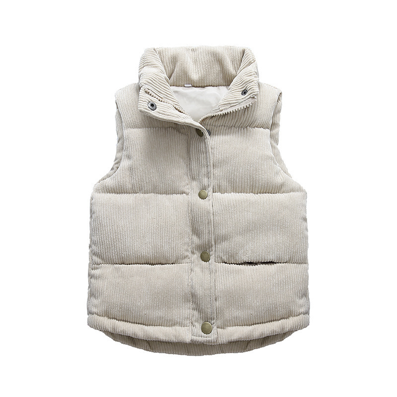 Waistcoat Autumn Girls Warm Vest Winter Boys Thicken Waistcoat Kids Outerwear Baby Vest Children Teens Cotton Jackets Vest For 310 Years 220909