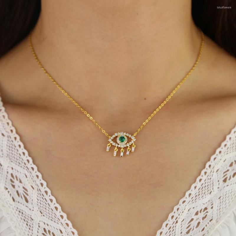 Chains Gold Color Baguette Cz Drop Eye Jewelry White Green Cubic Zirconia Turkish Evil Pendant Necklace
Chains Gold Color Baguette Cz Drop Eye Jewelry White Green Cubic Zirconia Turkish Evil Pendant Necklace