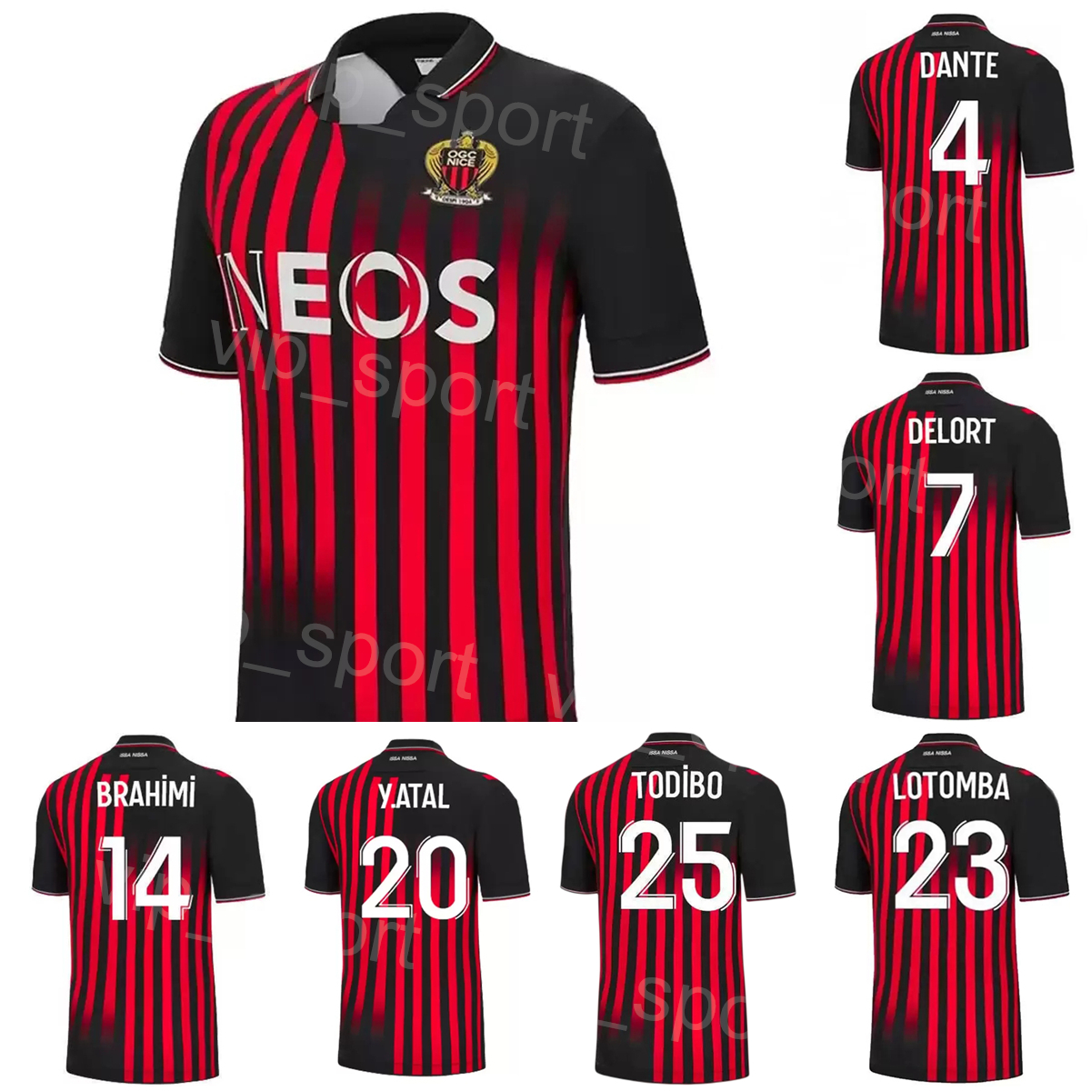 OGC Nice Soccer 19 Kephren Thuram Jerseys Club 14 Bilal Brahimi 25 Jean-Clair Todibo 26 Melvin Bard 11 Amine Gouiri 7 Andy Delort Football Shirt Kits Color 2022 2023, With patch
OGC Nice Soccer 19 Kephren Thuram Jerseys Club 14 Bilal Brahimi 25 Jean-Clair Todibo 26 Melvin Bard 11 Amine Gouiri 7 Andy Delort Football Shirt Kits Color 2022 2023, With patch