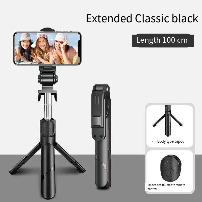 Tripods XT02 mobile phone Bluetooth selfie stick tripod integrated multifunctional portable 70cm live broadcast magic device