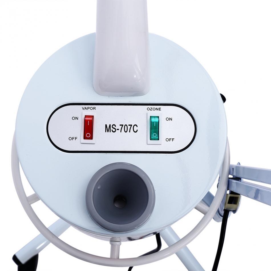 2024 3 in 1 UV Ozone Face Steamer with Cold Light LED & 5X Magnifier Floor Lamp for Spa and Salon, Ultimate Facial Treatment Tool