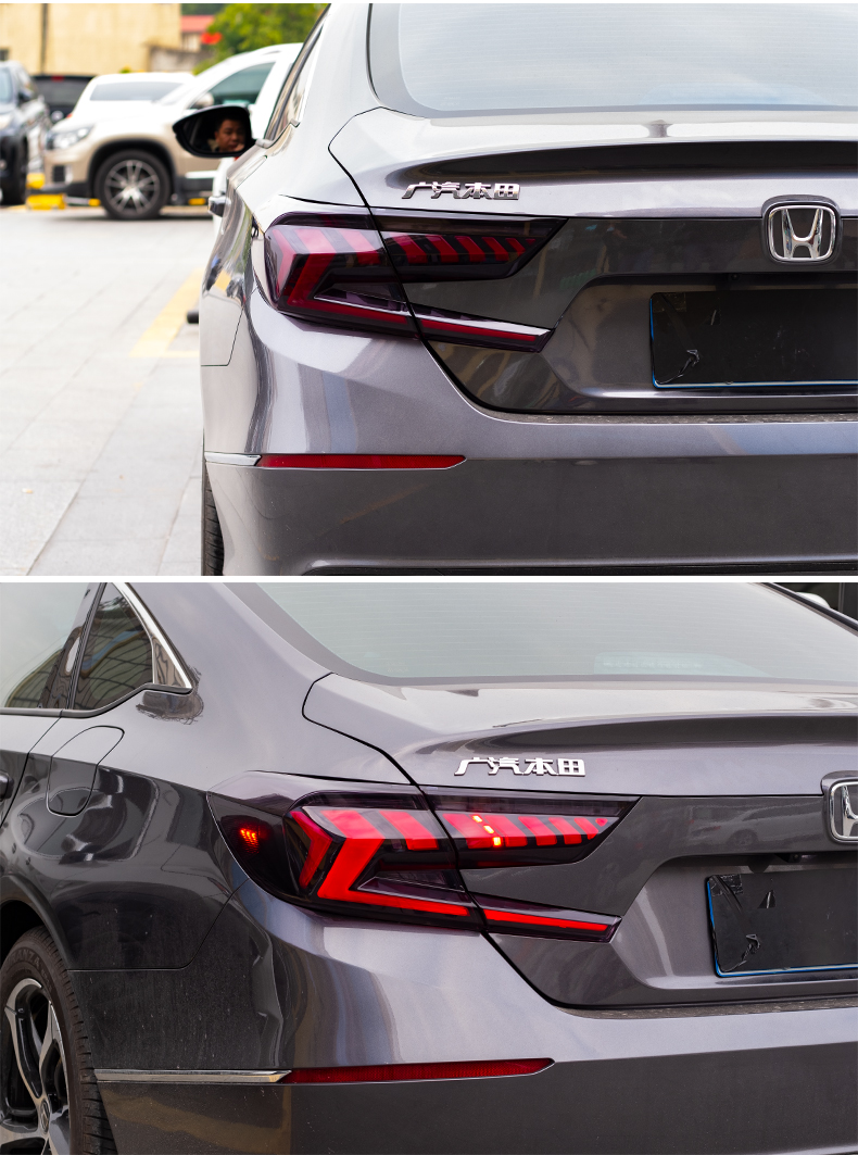 Car Lights For Accord X 20 18-2022 10th 10.5th LED Auto Taillights Assembly Upgrade Dynamic Lamp Start Animation Accessories Kit