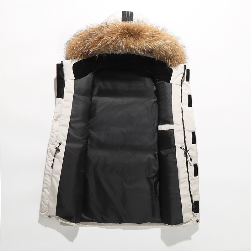 Men's Down Parkas Jacket Coats for s Winter White Duck CNOrigin Polyester S-3XL 220909