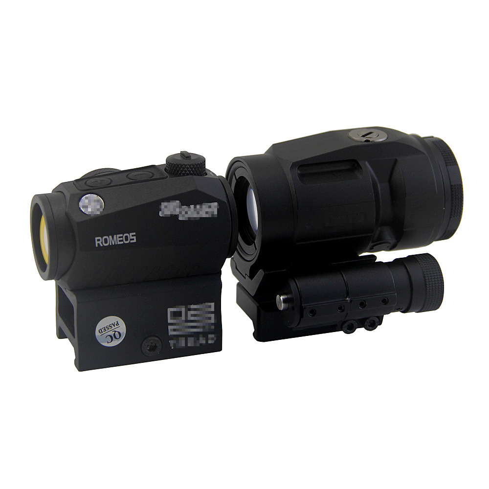 ROMEO5 Red Dot Scope and JULIET3 3x Magnifier Combo 1x20mm Compact 2 MOA Sight Hunting Riflescope Push-Button Mount with Spacers
ROMEO5 Red Dot Scope and JULIET3 3x Magnifier Combo 1x20mm Compact 2 MOA Sight Hunting Riflescope Push-Button Mount with Spacers