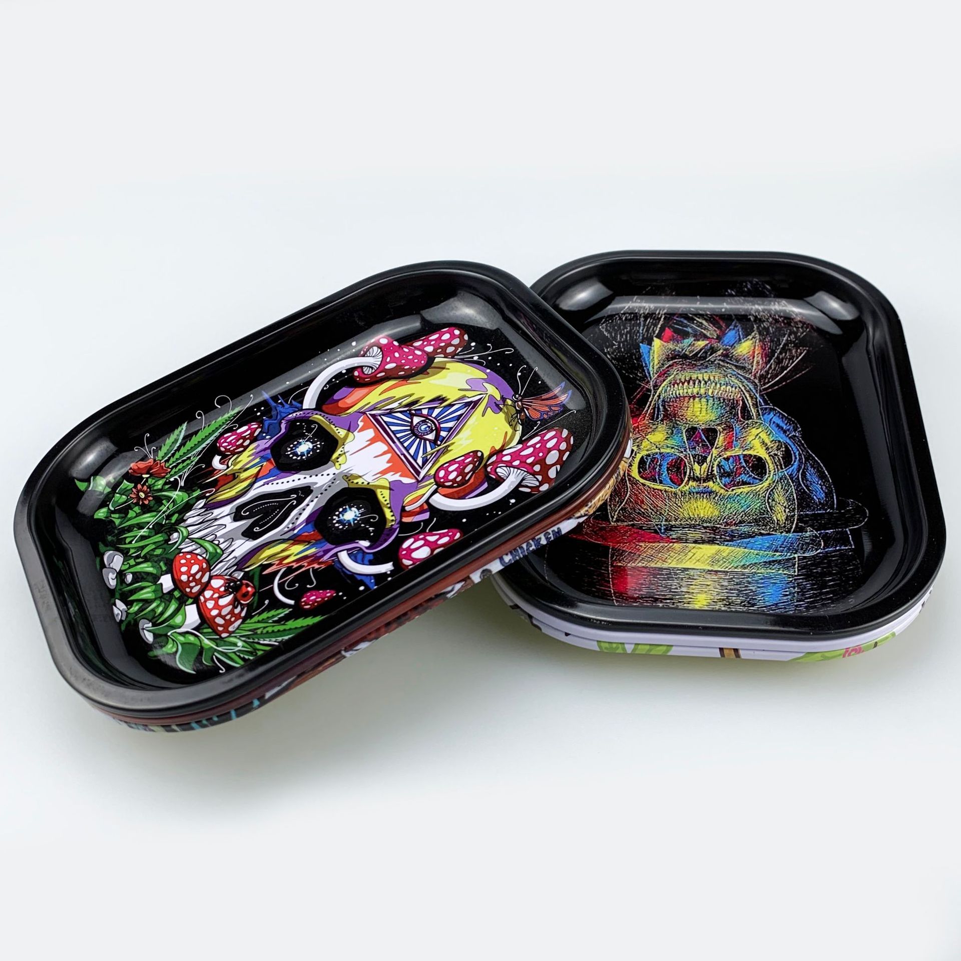 Many Styles Cartoon Smoking Tobacco Rolling Tray Metal Cigarette Tobacco Disc Tinplate 180 x 140mm Herb Handroller
Many Styles Cartoon Smoking Tobacco Rolling Tray Metal Cigarette Tobacco Disc Tinplate 180 x 140mm Herb Handroller