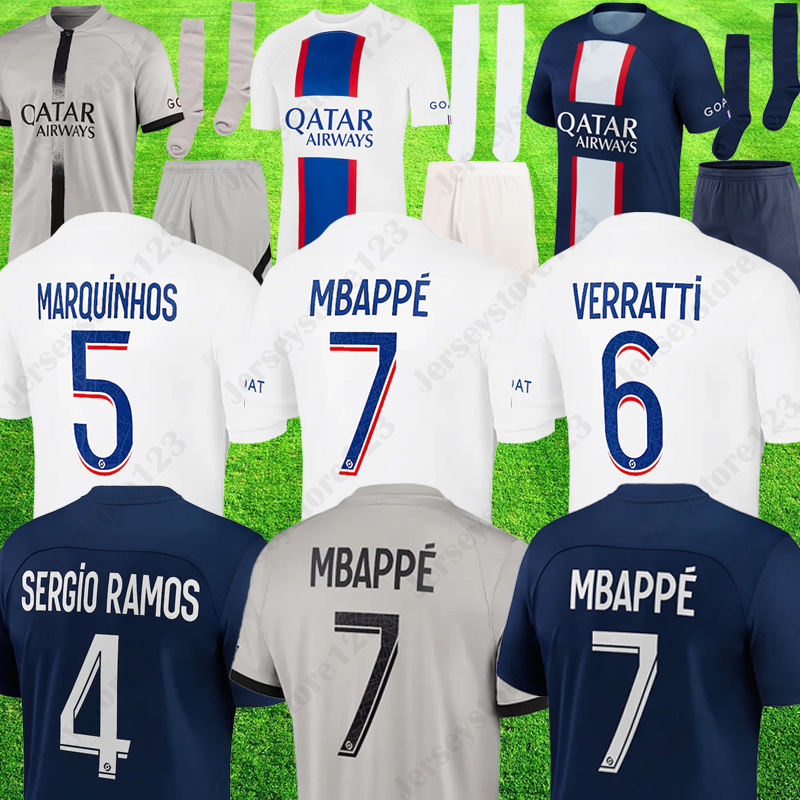 Maillot MBAPPE Soccer jerseys HAKIMI SERGIO RAMOS 22 23 pSGS Maillots de football 2022 2023 MARQUINHOS VERRATTI men kids kit WIJNALDUM uniforms enfants, Cl away
Maillot MBAPPE Soccer jerseys HAKIMI SERGIO RAMOS 22 23 pSGS Maillots de football 2022 2023 MARQUINHOS VERRATTI men kids kit WIJNALDUM uniforms enfants, Cl away