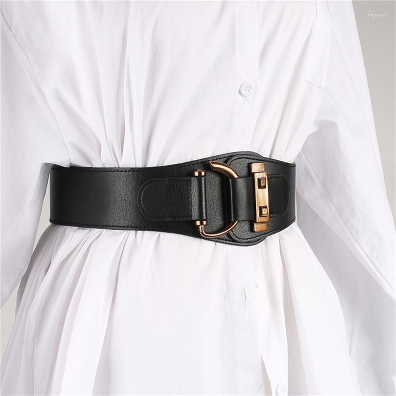 Belts Simple Buckle Elastic Wide Girdle Ladies Fashion Vintage Corset Dress Shirt Decoration Women Luxury Designer Brand, Black
Belts Simple Buckle Elastic Wide Girdle Ladies Fashion Vintage Corset Dress Shirt Decoration Women Luxury Designer Brand, Black