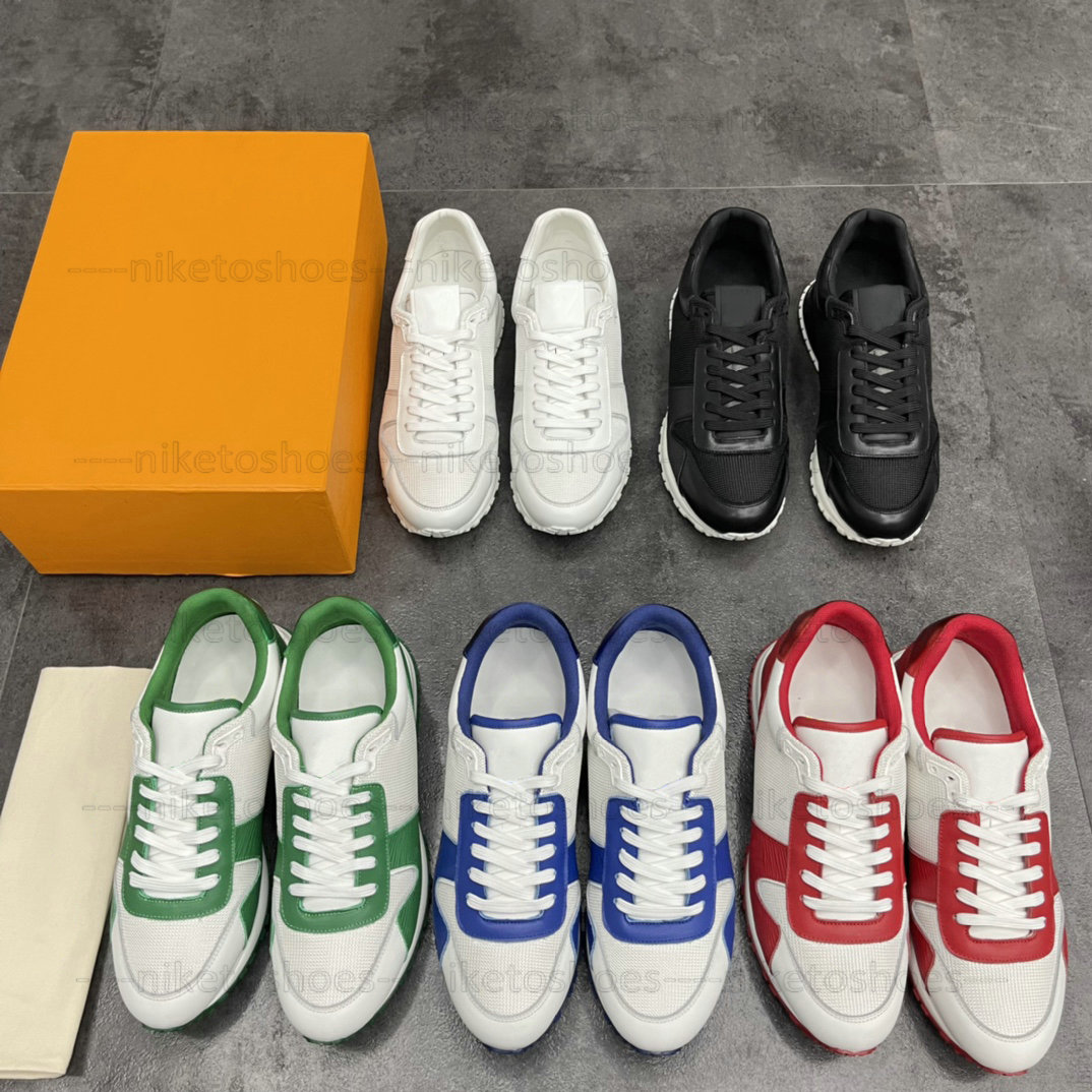 Designers Mens Run Away Platform Sports Shoes Monograms Embossed Letter Leather Mesh Luxury Trainers Shoes Man Fashion Casual Lace Up Running Sneakers, 01
Designers Mens Run Away Platform Sports Shoes Monograms Embossed Letter Leather Mesh Luxury Trainers Shoes Man Fashion Casual Lace Up Running Sneakers, 01