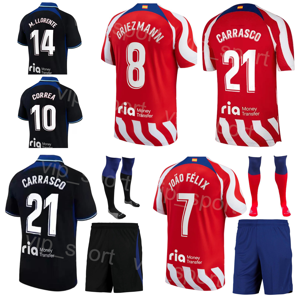 Club Men Kids 18 FELIPE Soccer Jersey 2022-23 Set 5 DE PAUL 12 LODI 14 Llorente 13 OBLAK 20 WITSEL 7 JOAO FELIX 6 KOKE 2 Gimenez Football Shirt Kits Custom Name MaJing
Club Men Kids 18 FELIPE Soccer Jersey 2022-23 Set 5 DE PAUL 12 LODI 14 Llorente 13 OBLAK 20 WITSEL 7 JOAO FELIX 6 KOKE 2 Gimenez Football Shirt Kits Custom Name MaJing