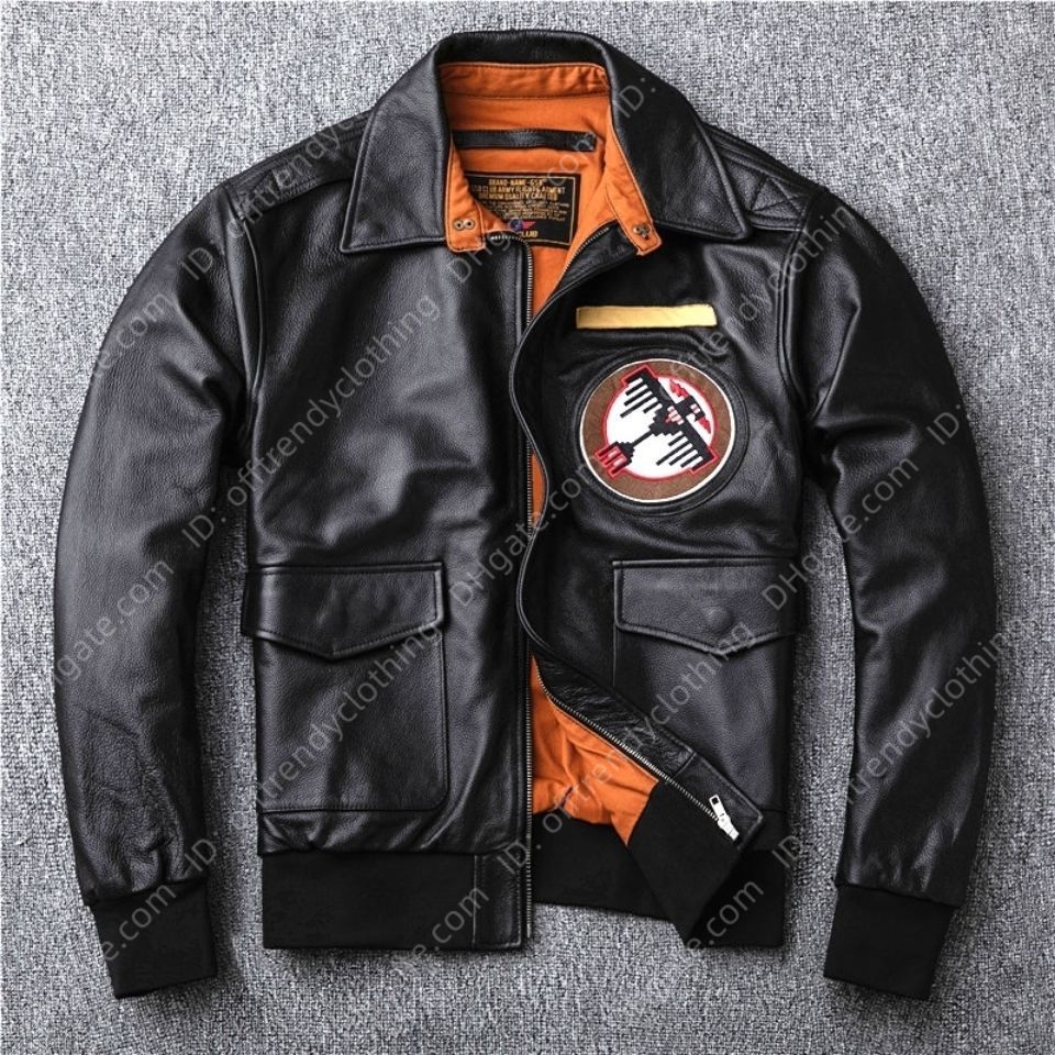Air Force Flying Suit Top Leather Jacket Men' Short Polo Baseball Jacket Spring and Autumn Style, Top leather black
Air Force Flying Suit Top Leather Jacket Men' Short Polo Baseball Jacket Spring and Autumn Style, Top leather black