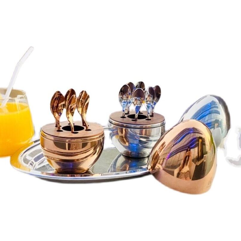 Home Furnishings Trendy mood 6pcs coffee spoon Stainless Steel Egg Tea Spoons Set245p
Home Furnishings Trendy mood 6pcs coffee spoon Stainless Steel Egg Tea Spoons Set245p