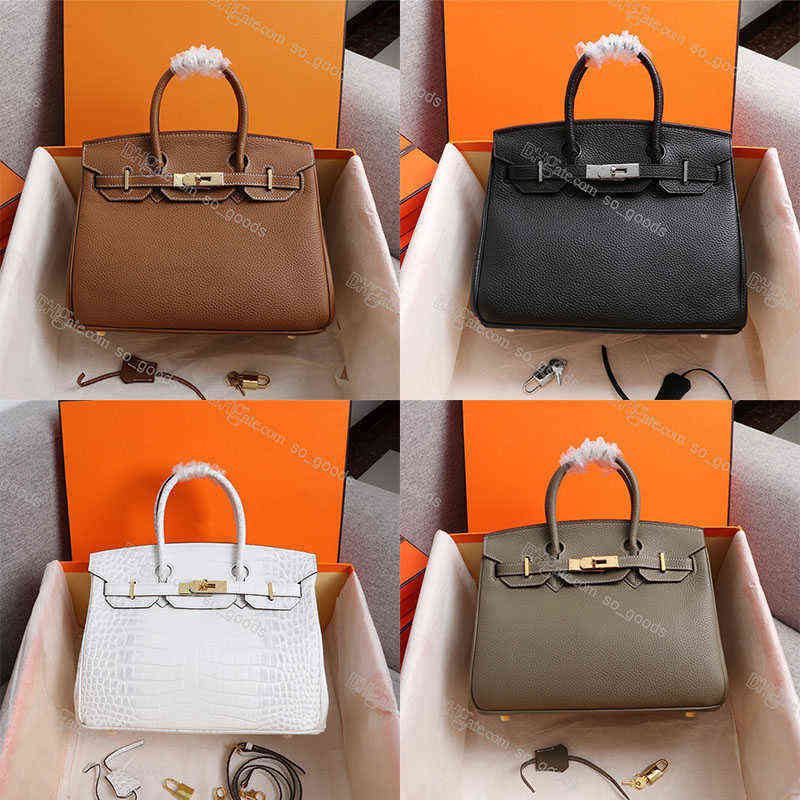 bags Designer Birkins Bag Herme Genuine Leather Code Women Handbag Luxurious Tote 9a Quality Evening Womens Handmade h 25 30 35 Handbags