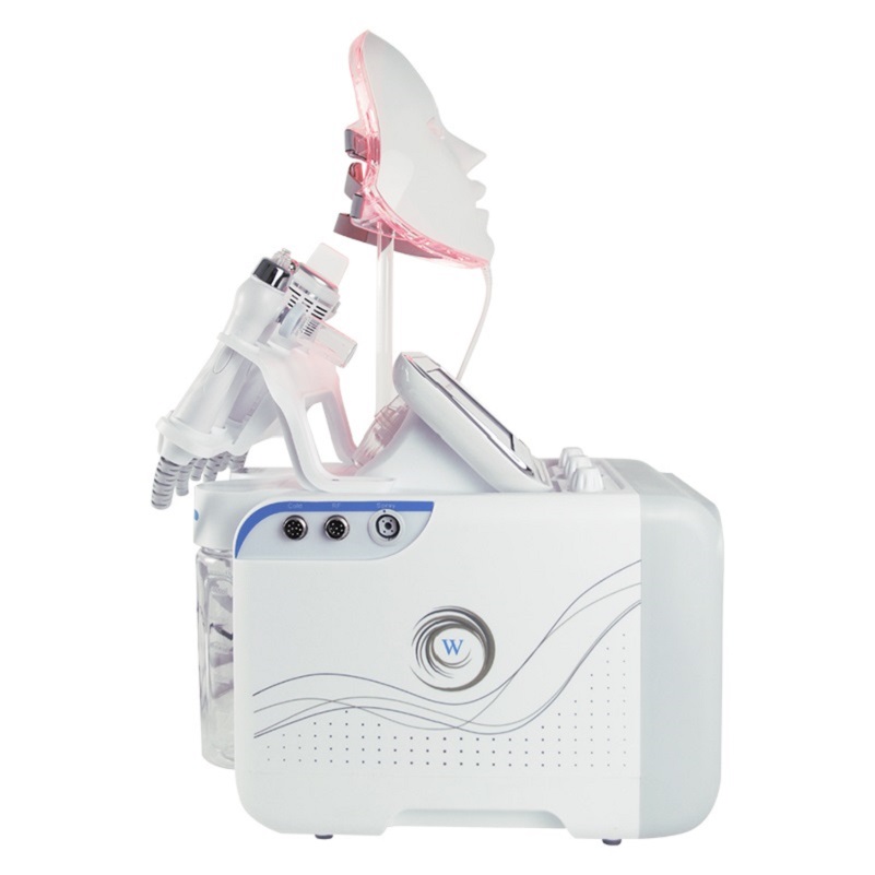 Pro 7-in-1 Hydra Dermabrasion Aqua Peel Machine for Clean Skin Care, BIO Light, RF Vacuum, and Hydro Water Oxygen Jet Peel for Effective Skin Treatmen
