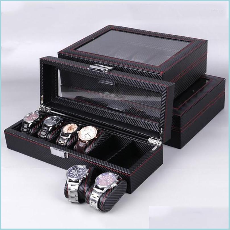 Watch Boxes Cases Watch Boxes Cases 5/6/10/12 Grids Carbon Fiber Pu Box Jewelry Display Case Holder Organizer For Watche Watches2022 Dhlw
Watch Boxes Cases Watch Boxes Cases 5/6/10/12 Grids Carbon Fiber Pu Box Jewelry Display Case Holder Organizer For Watche Watches2022 Dhlw