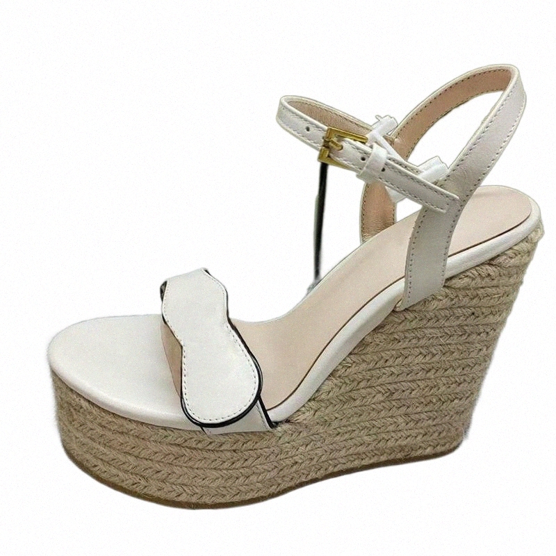 Sandals designer Wedge sandals Women platform espadrille Black leather High Heels Double sandal Summer Beach Sexy Wedding Shoes 35-42, Color 1 
Sandals designer Wedge sandals Women platform espadrille Black leather High Heels Double sandal Summer Beach Sexy Wedding Shoes 35-42, Color 1