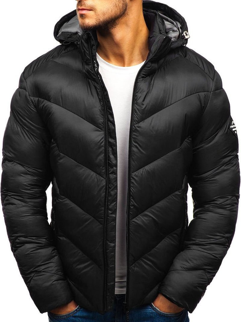 Men's Down Parkas ZOGAA Autumn and winter fashion hooded bread padded jacket 220909