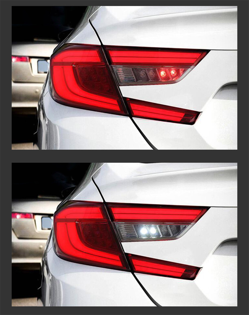 Auto Taillights For Accord X 20 18-2021 G10 LED Taillight Assembly Upgrade Original Design Dynamic Turn Signal Lamp Accessories Kit