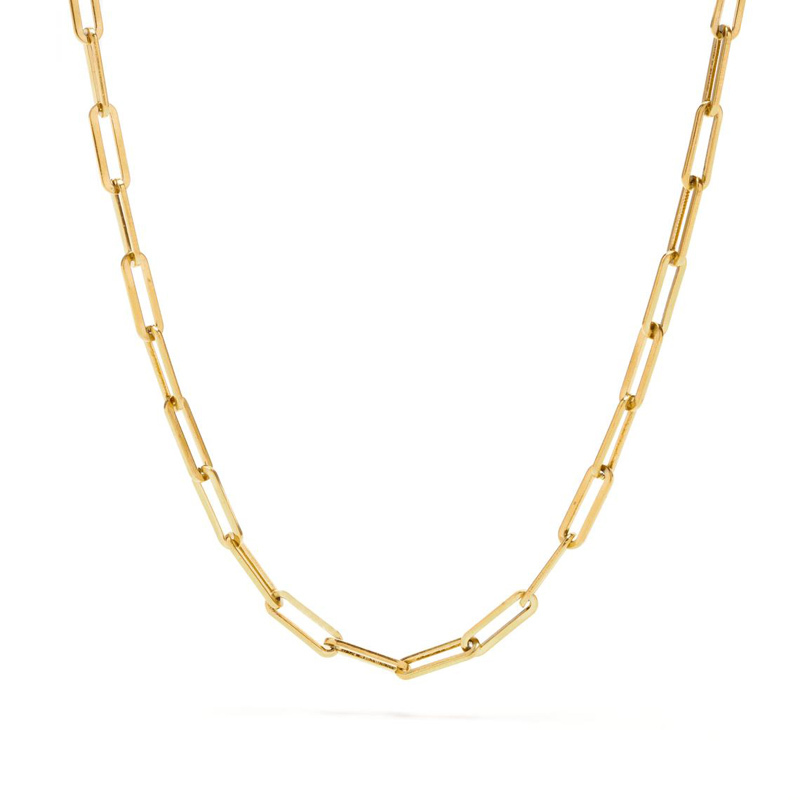 Link Chain Women Necklace Stainless Steel Gold Color Chain Necklace For Wome