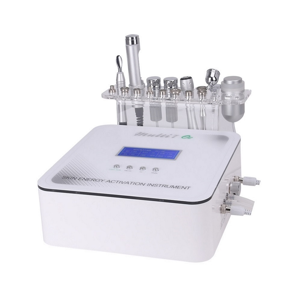 Facial RF Electroporation Mesotherapy Machine, No-Needle Diamond Meso Microdermabrasion for Skin Tightening, Rejuvenation, and RF Ultrasonic Treatment