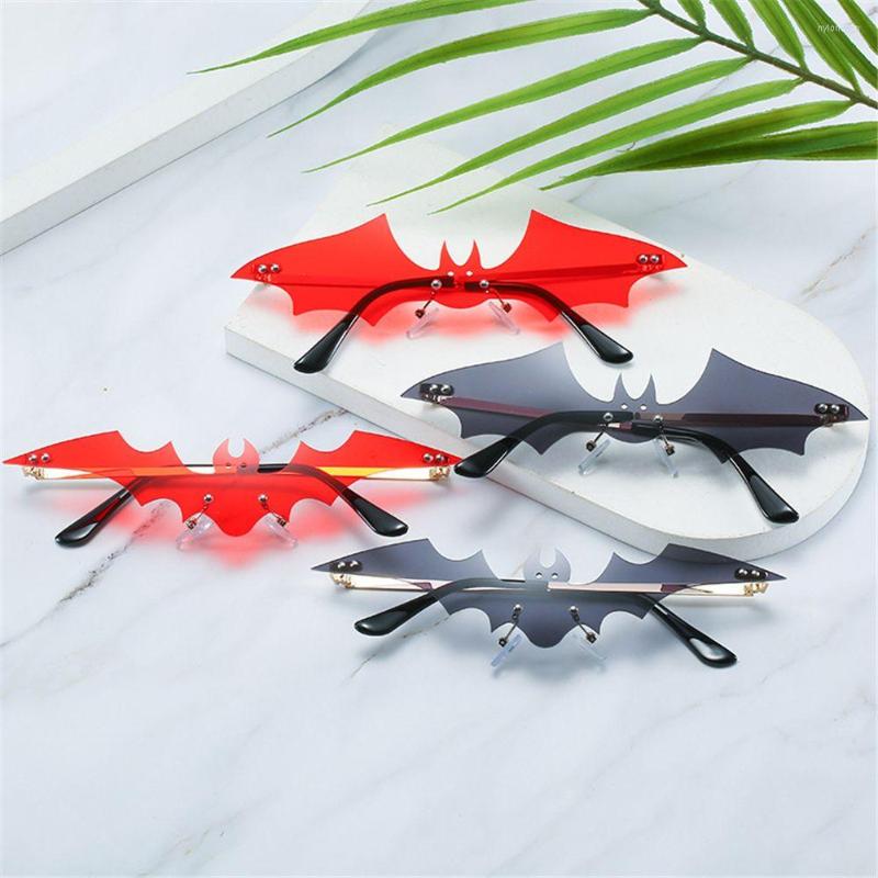 Sunglasses Fashion Women Bat Shaped Trendy Rimless Slim Novelty Metal Frame Sun Glasses Party Cosplay Eyewear
Sunglasses Fashion Women Bat Shaped Trendy Rimless Slim Novelty Metal Frame Sun Glasses Party Cosplay Eyewear
