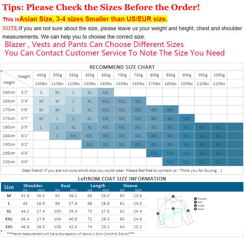 Men's Suits Blazers 7XL Jacket Vest Pants High-end Bridegroom Wedding Dress Solid Color Double-breasted Suit 3pieces Mens Formal Business Suit 22