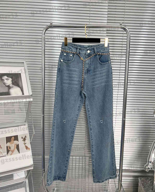 Womens Jeans Designer Women Clothing Knee Letter Logo Embroidery Jeans With Belt Fashion Brand Slim Fit Straight Denim Trousers 0912, Extra shipping
Womens Jeans Designer Women Clothing Knee Letter Logo Embroidery Jeans With Belt Fashion Brand Slim Fit Straight Denim Trousers 0912, Extra shipping