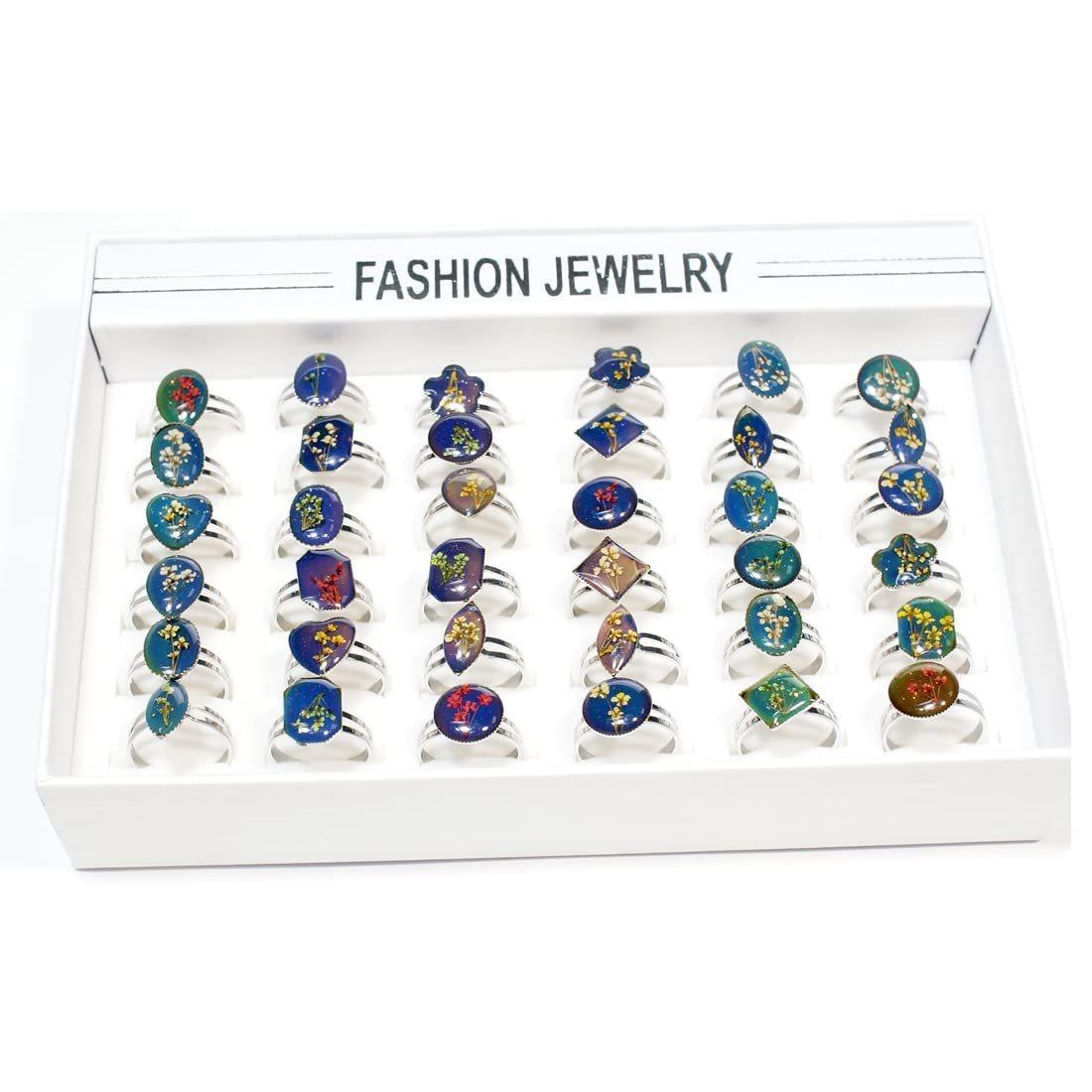 Band Rings Band Plant Dried Flower Cut Mood Rings 36 Pieces/Lot With Jewelry Box Bk Crystal Wholesale Drop Delivery 2021 Lulubaby Dhfzx
Band Rings Band Plant Dried Flower Cut Mood Rings 36 Pieces/Lot With Jewelry Box Bk Crystal Wholesale Drop Delivery 2021 Lulubaby Dhfzx