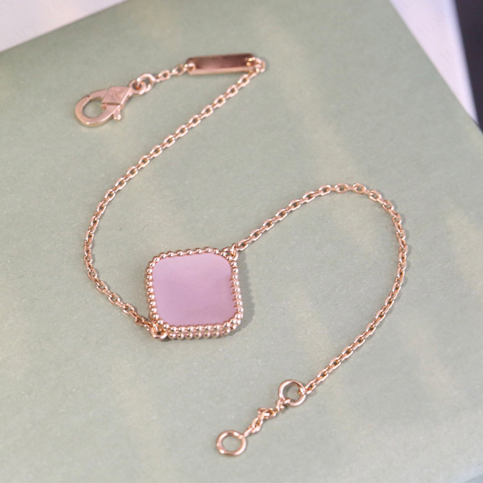 Clover Bracelet Woman Bracelet Gold Chain Bangle For Woman Links Braclets Armband Tennis Bangles Chains Braclet Pulsera Bracciale Bracciali