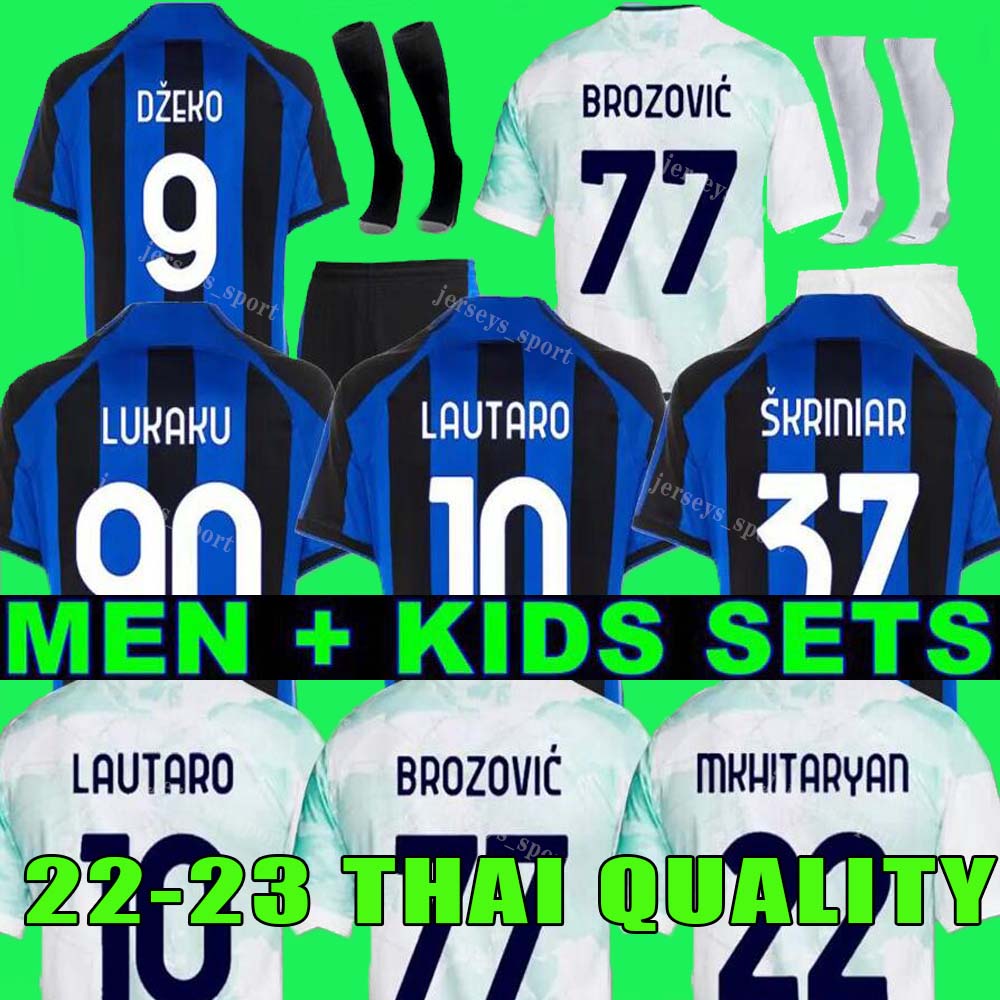 22 23 LUKAKU soccer jerseys Inter DZEKO LAUTARO 2022 2023 BROZOVIC CALHANOGLU ALEXIS J.CORREA BARELLA Milan football shirt uniforms mens Jersey kids kit, 22 23 home adult
22 23 LUKAKU soccer jerseys Inter DZEKO LAUTARO 2022 2023 BROZOVIC CALHANOGLU ALEXIS J.CORREA BARELLA Milan football shirt uniforms mens Jersey kids kit, 22 23 home adult