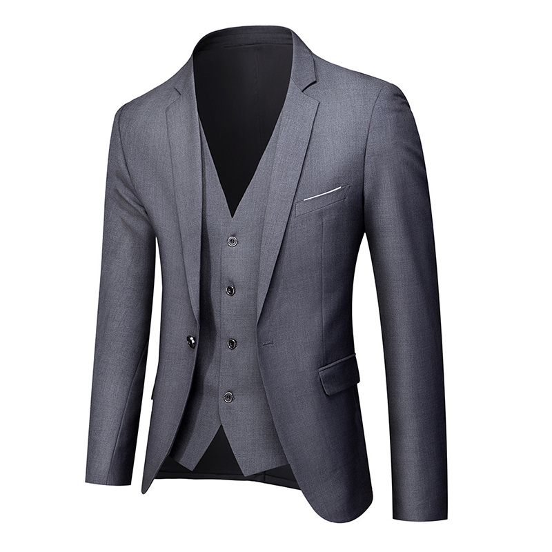Men's Suits Blazers Men Professional Men'S Two-Piece Light Business Conjuntos De Blazer 010 220909