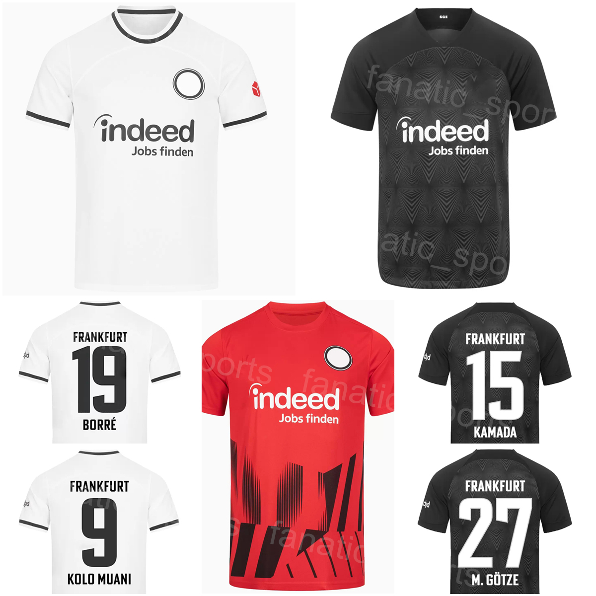 22-23 FC Eintracht Frankfurt TRAPP Soccer Jerseys TUTA GOTZE KNAUFF LENZ JAKIC LINDSTROM BORRE KAMADA KOLO MUANI NDICKA SOW Football Shirt Kits Custom Name Number, White
22-23 FC Eintracht Frankfurt TRAPP Soccer Jerseys TUTA GOTZE KNAUFF LENZ JAKIC LINDSTROM BORRE KAMADA KOLO MUANI NDICKA SOW Football Shirt Kits Custom Name Number, White