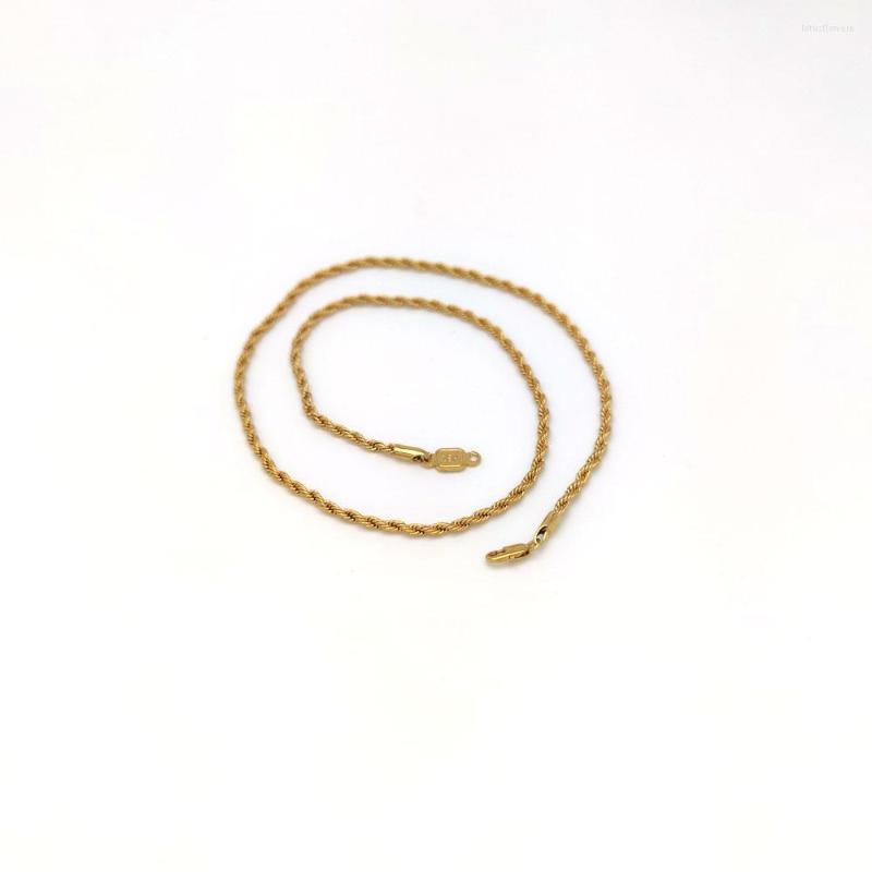 Chains 18K DIY Connect Solid Fine Yellow Gold GF 3mm Thin Cut Rope Chain Necklace Women 500mm 20"
Chains 18K DIY Connect Solid Fine Yellow Gold GF 3mm Thin Cut Rope Chain Necklace Women 500mm 20"