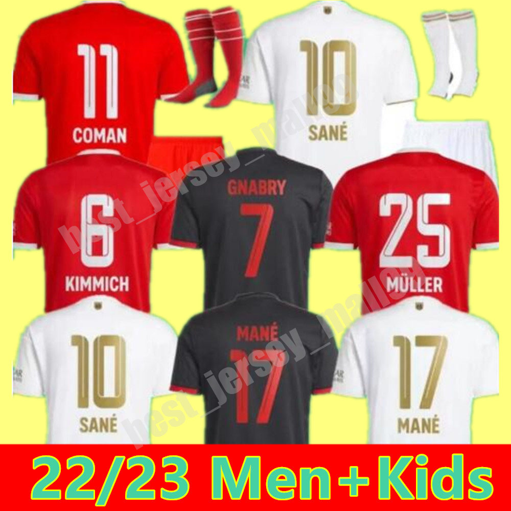 22 23 DE LIGT SANE soccer jersey 2022 2023 football shirt HERNANDEZ GORETZKA GNABRY camisa de futebol top thailand men kids kits Bayern Munich KIMMICH fans player, Home men
22 23 DE LIGT SANE soccer jersey 2022 2023 football shirt HERNANDEZ GORETZKA GNABRY camisa de futebol top thailand men kids kits Bayern Munich KIMMICH fans player, Home men