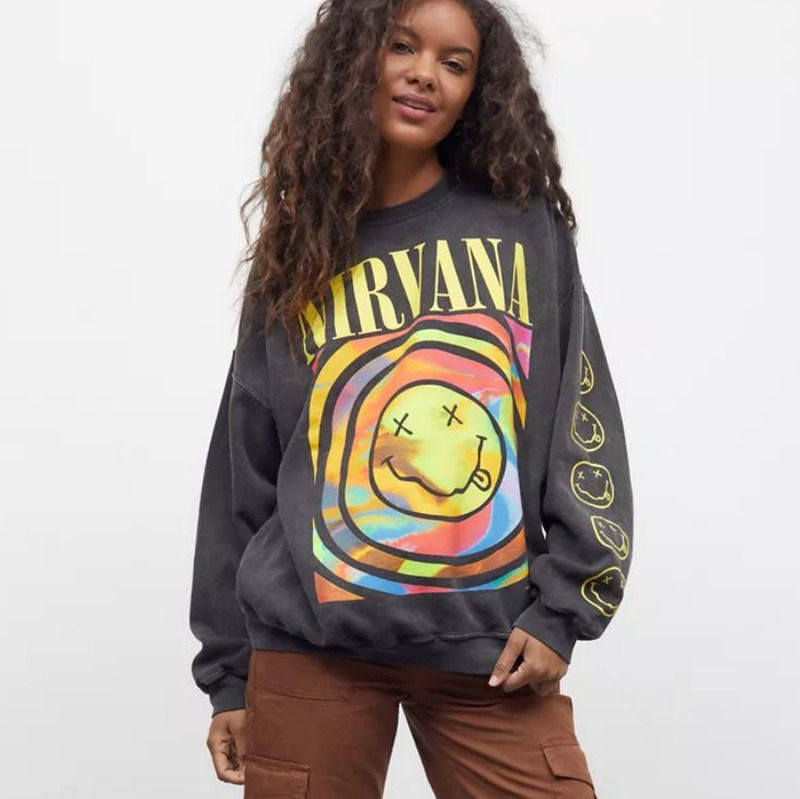 Women s Hoodies Sweatshirts Women Round Neck Casual Fashion Letter Print Hoodie Sweatshirt Spring Autumn Long Sleeve Oversized Top Pullover 220902