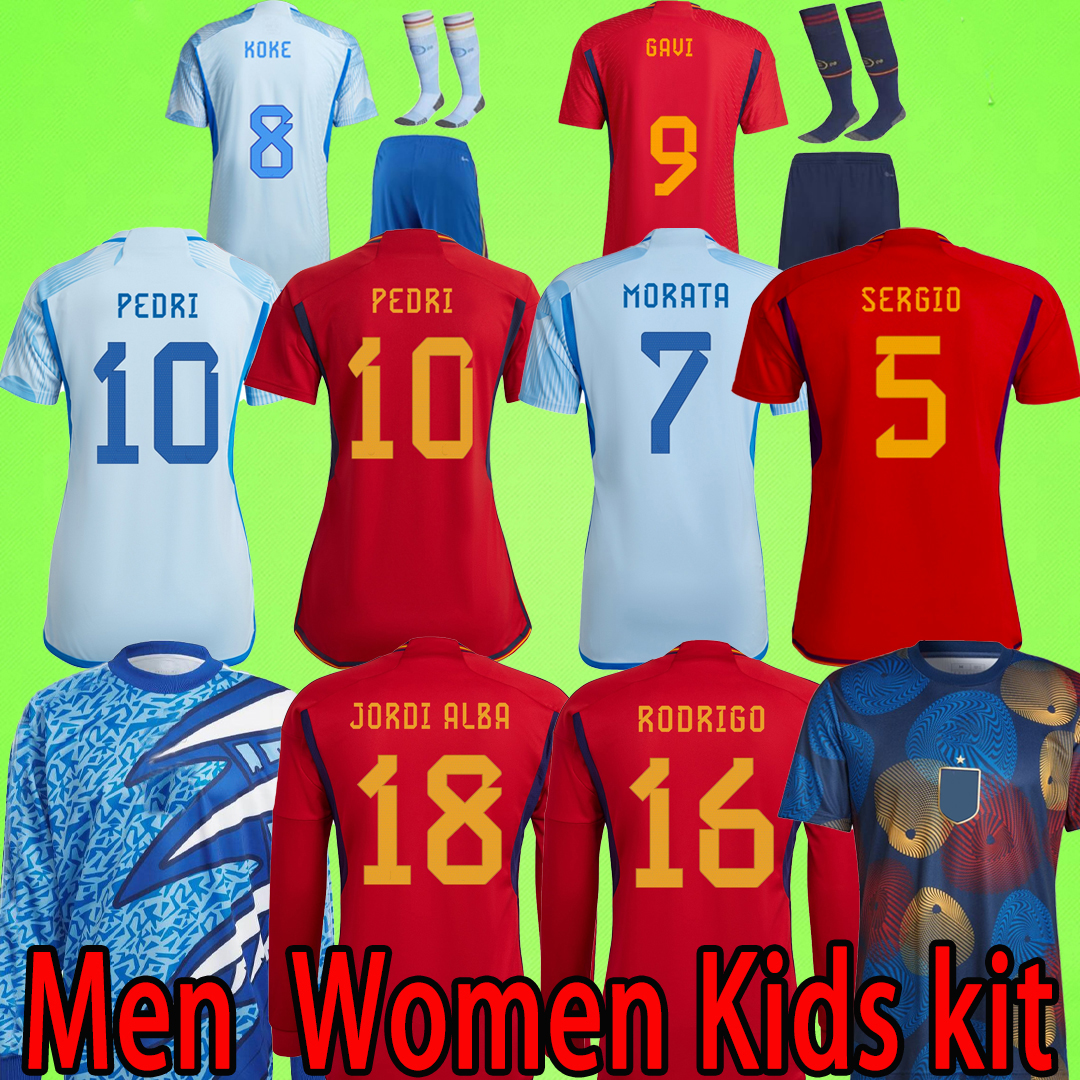 2022 spain soccer jerseys Espana PEDRI FERRAN TORRES MORATA GAVI football shirt ANSU FATI KOKE AZPILICUETA baby women men kids kits long sleeve goalkeeper pre match, 2022 away
2022 spain soccer jerseys Espana PEDRI FERRAN TORRES MORATA GAVI football shirt ANSU FATI KOKE AZPILICUETA baby women men kids kits long sleeve goalkeeper pre match, 2022 away