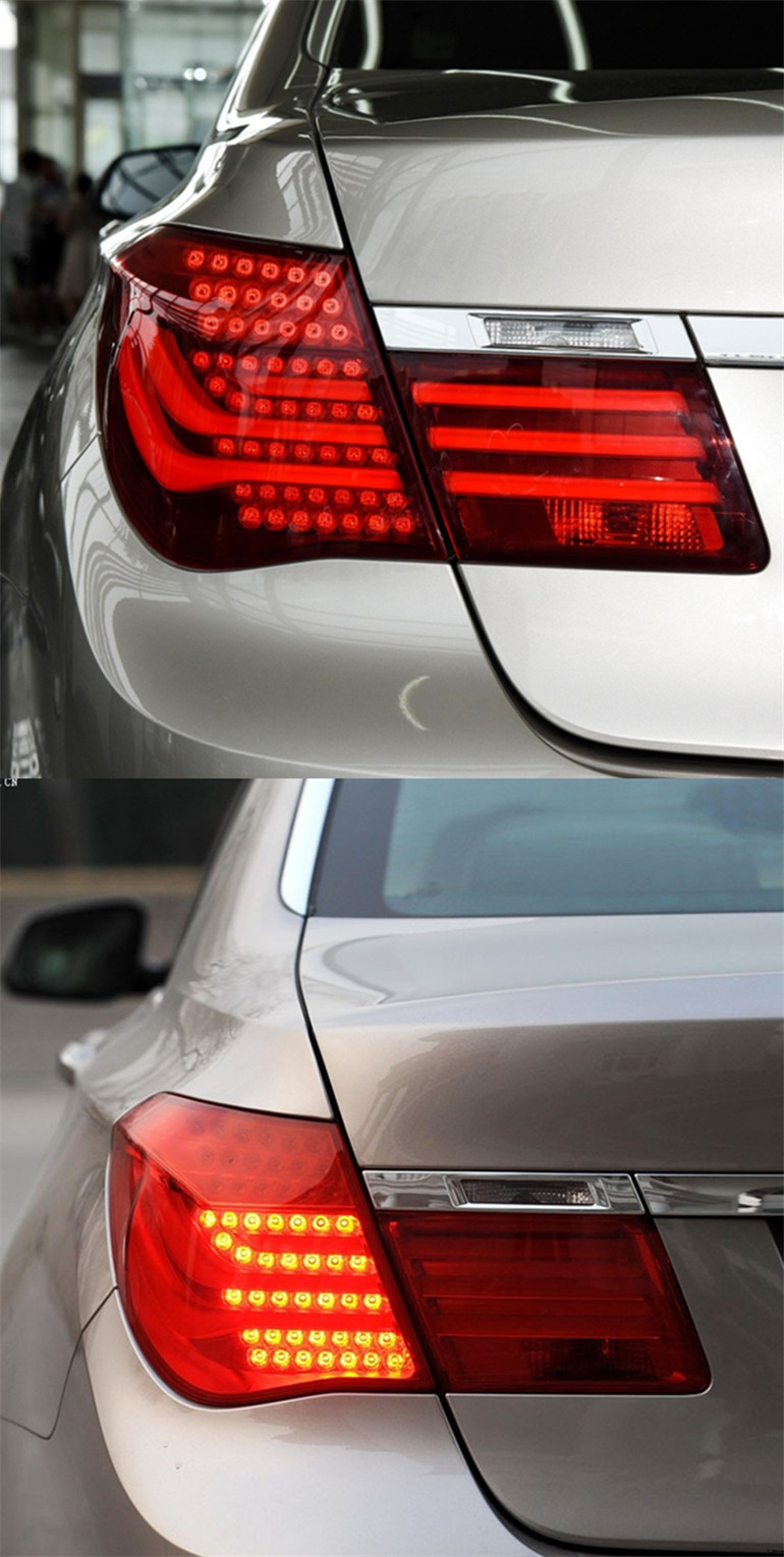 Car Lights For F02 F01 2009-20 15 7 Series 730li 740li 750li 760li LED Auto Taillights Upgrade Blink Turn Signal Lamp Accessories