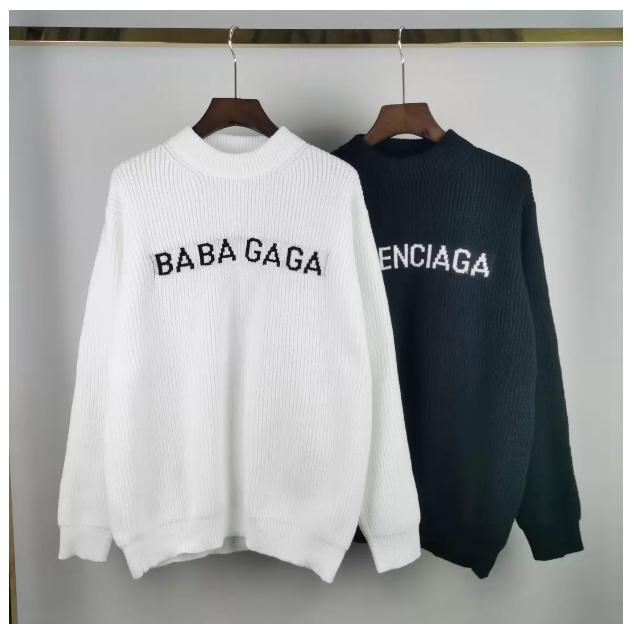Herren Designer Men's Sweaters Pullover Hoodies Womens Casual Rundhals Langarm Lang arm Sweater Paare Hohe Quality Sweatshirt Schwarzer size S-2XL, White
Herren Designer Men's Sweaters Pullover Hoodies Womens Casual Rundhals Langarm Lang arm Sweater Paare Hohe Quality Sweatshirt Schwarzer size S-2XL, White