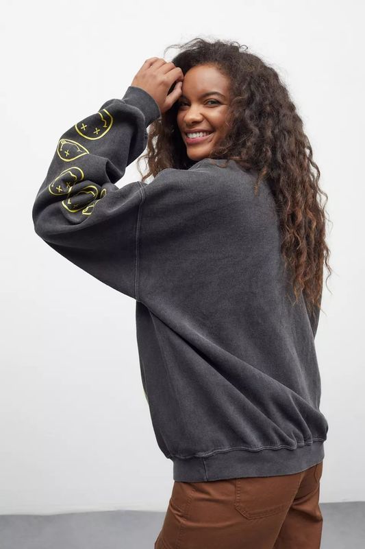 Women s Hoodies Sweatshirts Women Round Neck Casual Fashion Letter Print Hoodie Sweatshirt Spring Autumn Long Sleeve Oversized Top Pullover 220902
