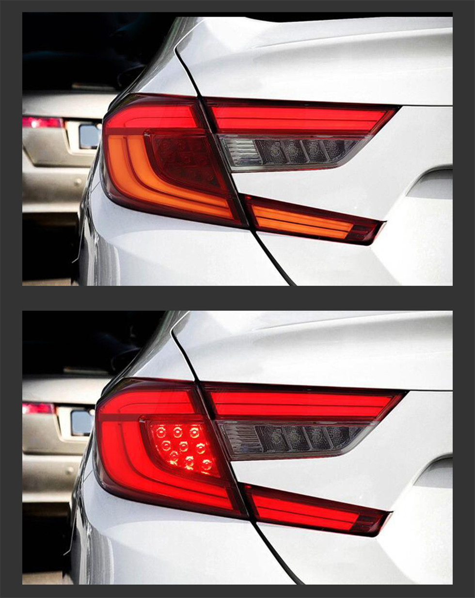 Auto Taillights For Accord X 20 18-2021 G10 LED Taillight Assembly Upgrade Original Design Dynamic Turn Signal Lamp Accessories Kit
