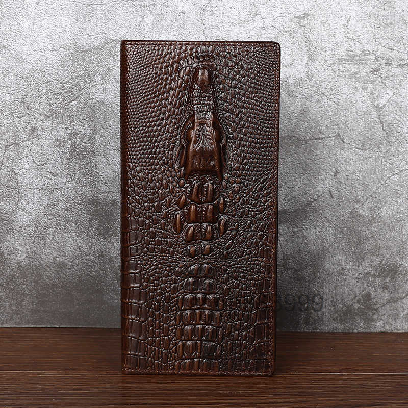 Mens designer bag wallet Embossed crocodile head pattern men's Leather Long Wallets used first layer cowhide silver bag suit bags 2022, Brown x long crocodile head
Mens designer bag wallet Embossed crocodile head pattern men's Leather Long Wallets used first layer cowhide silver bag suit bags 2022, Brown x long crocodile head