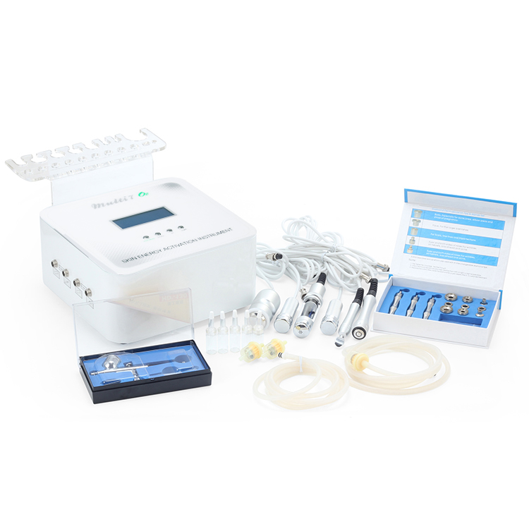 Facial RF Electroporation Mesotherapy Machine, No-Needle Diamond Meso Microdermabrasion for Skin Tightening, Rejuvenation, and RF Ultrasonic Treatment