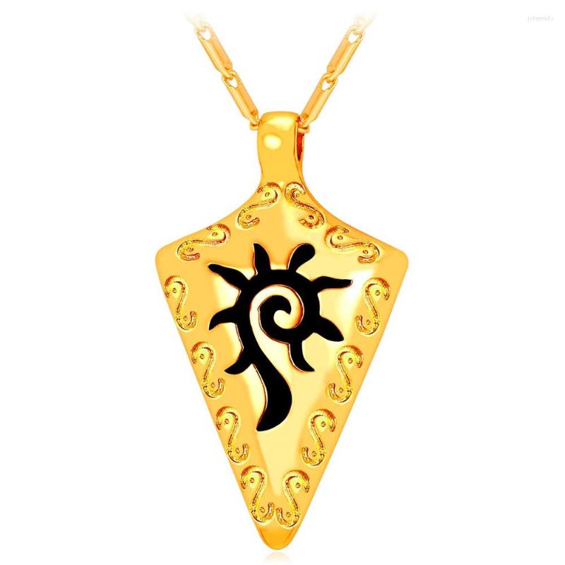 Pendant Necklaces Collare African Jewelry & Pendants Gold/Silver Color Egyptian Mystic Tribe Symbol Sun Sign Necklace Women Men P969
Pendant Necklaces Collare African Jewelry & Pendants Gold/Silver Color Egyptian Mystic Tribe Symbol Sun Sign Necklace Women Men P969