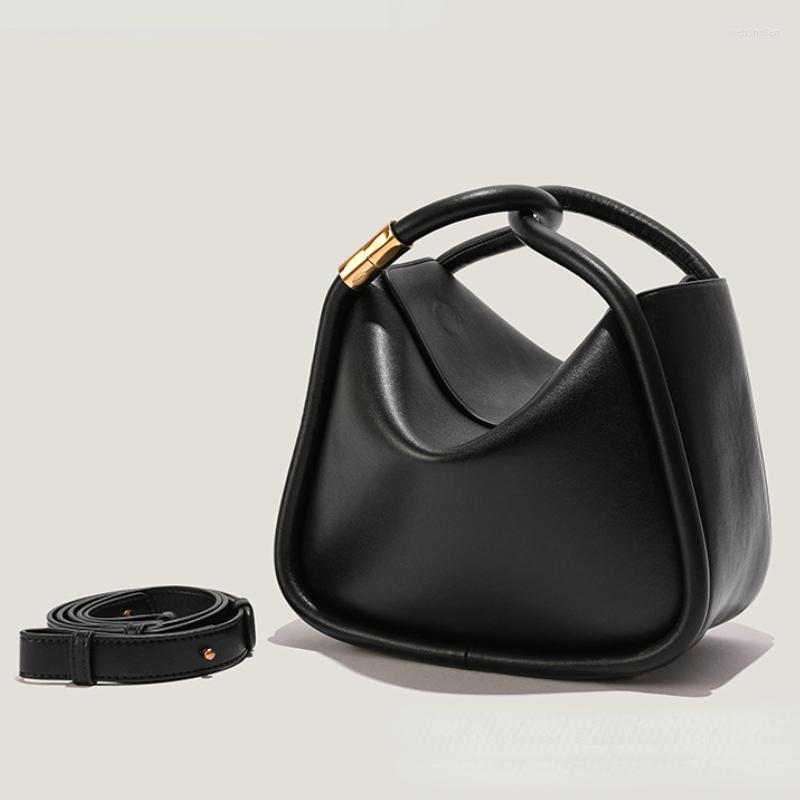 Evening Bags Wonton Buns Pillow For Women Genuine Leather Women's Handbag Retro Shoulder Crossbody Luxury Designer 2022 Trend, Black
Evening Bags Wonton Buns Pillow For Women Genuine Leather Women's Handbag Retro Shoulder Crossbody Luxury Designer 2022 Trend, Black