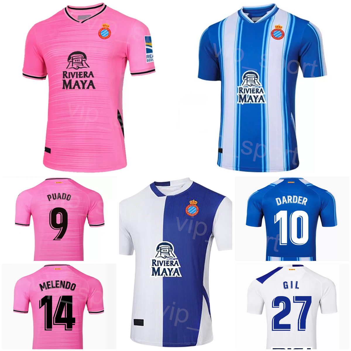 22-23 Soccer RCD Espanyol 24 Sergi Gomez Jerseys Club FC 30 Luca Koleosho 20 Edu Exposito 14 Brian Olivan 11 Raul de Tomas 10 Sergi Darder Football Shirt Kits Sport Team, With patch
22-23 Soccer RCD Espanyol 24 Sergi Gomez Jerseys Club FC 30 Luca Koleosho 20 Edu Exposito 14 Brian Olivan 11 Raul de Tomas 10 Sergi Darder Football Shirt Kits Sport Team, With patch