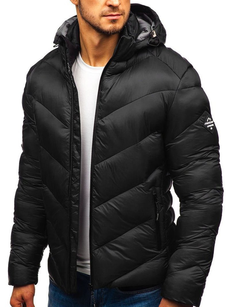Men's Down Parkas ZOGAA Autumn and winter fashion hooded bread padded jacket 220909
