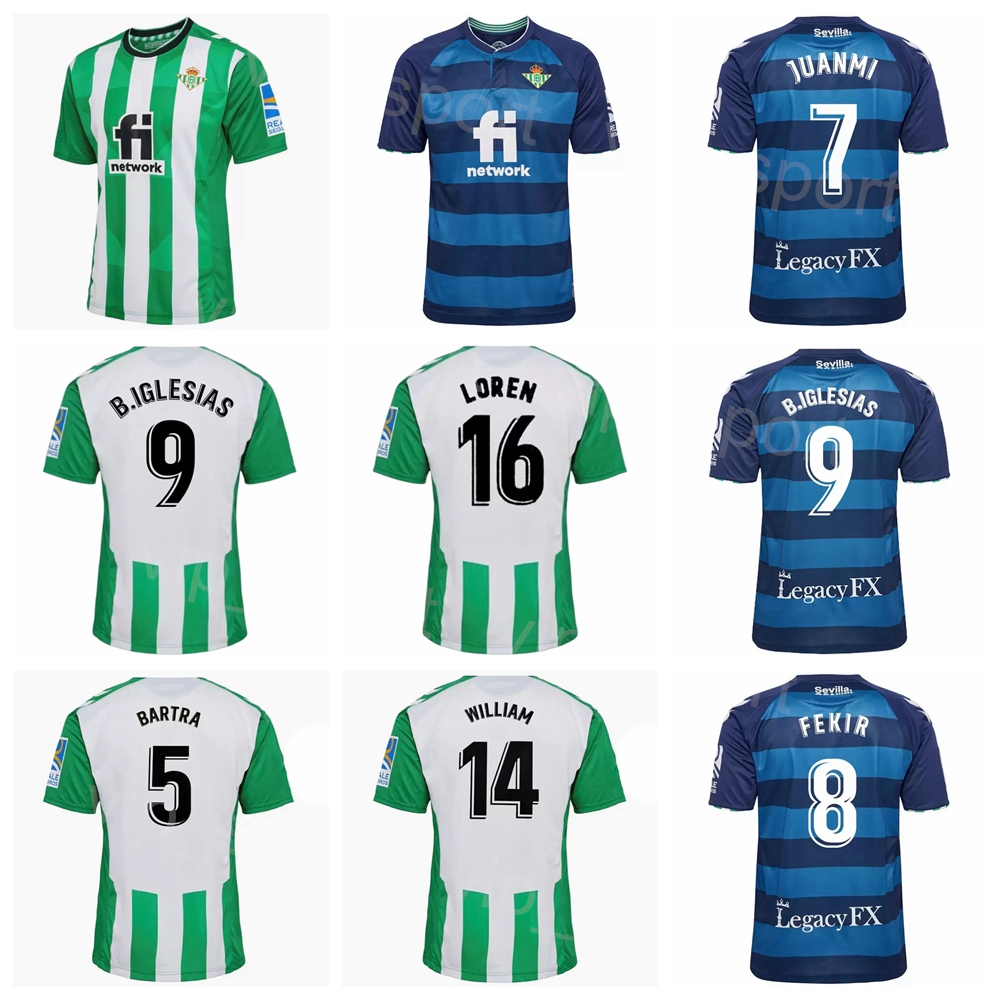 Club Real Betis Soccer 12 Willian Jose Jerseys 4 Paul Akouokou 16 German Pezzella 3 Edgar Gonzalez 9 Borja Iglesias 8 Nabil Fekir Football Shirt Kits 22-23 Green Blue
Club Real Betis Soccer 12 Willian Jose Jerseys 4 Paul Akouokou 16 German Pezzella 3 Edgar Gonzalez 9 Borja Iglesias 8 Nabil Fekir Football Shirt Kits 22-23 Green Blue
